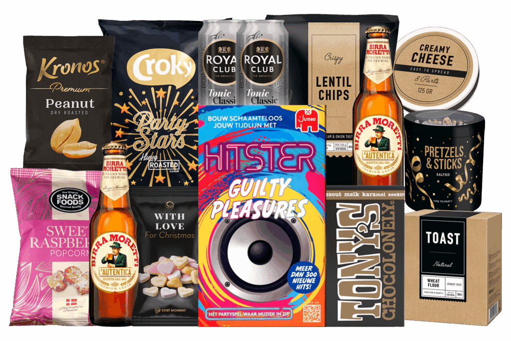 Hitster kerstpakket van € 50