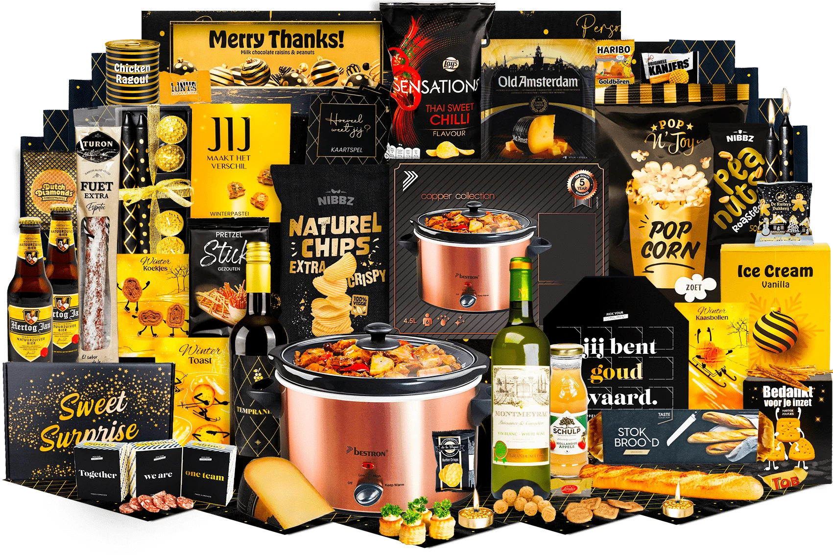 kerstpakketten 2025 - luxe kerstpakketten in cadeauverpakking