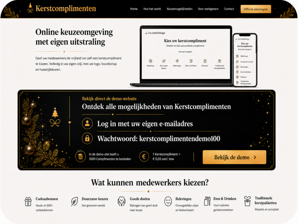 Kerstcomplimenten demo