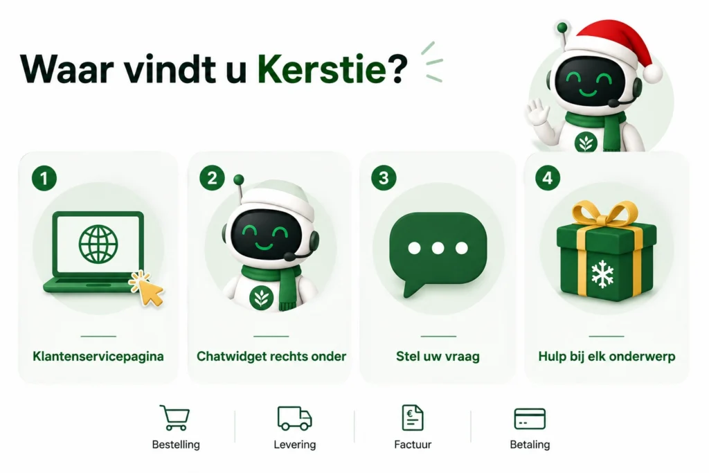 Waar vindt u Kerstie?